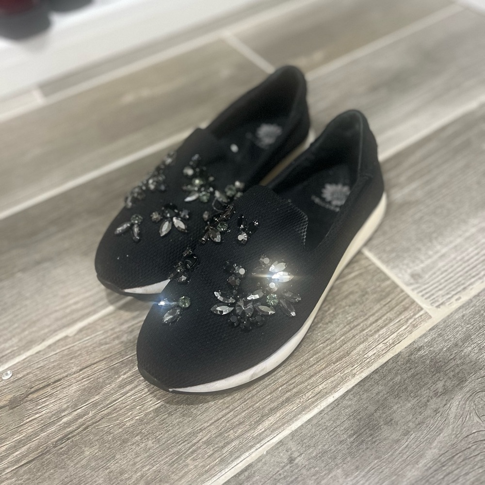 Yellow box sparkle sneakers
